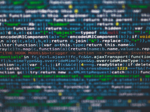 screen of computer code