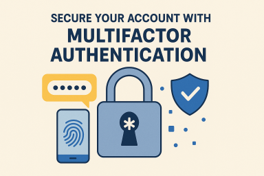 Lock and phone image with fingerprint